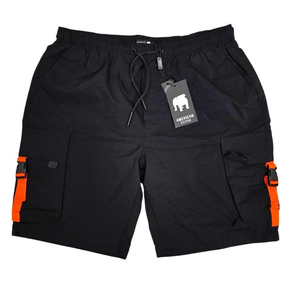 NEW American Stitch Cargo Utility Lightweight Drawstring Waistline Shorts XL